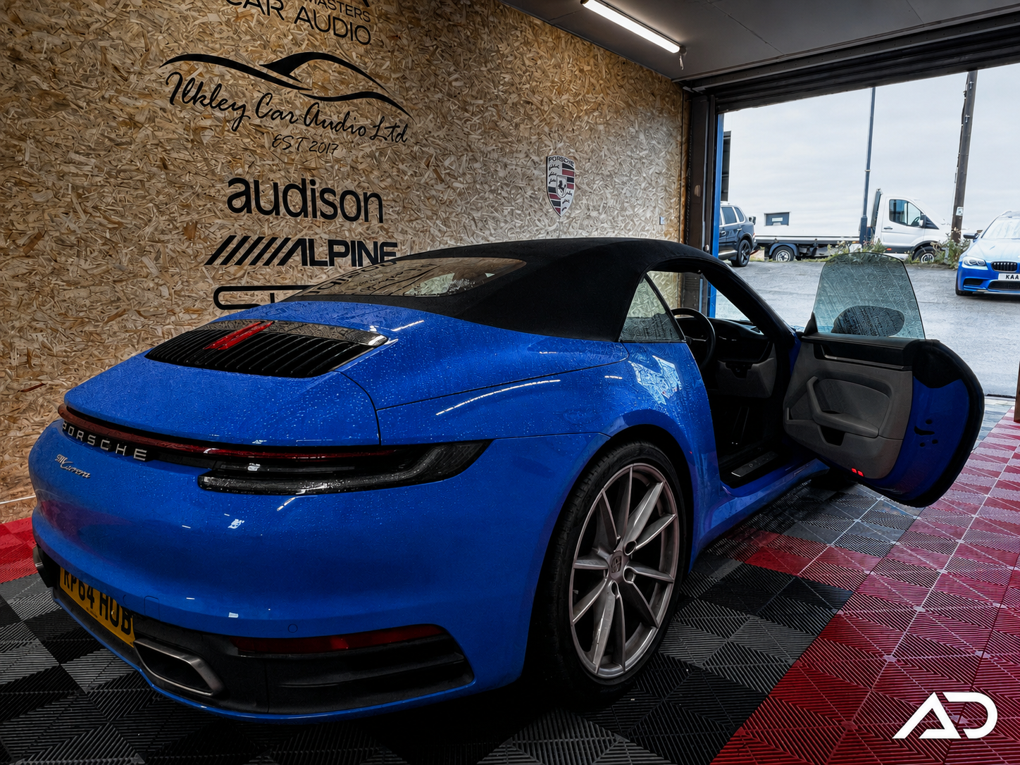 Porsche audio and security upgrades